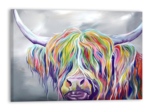 Design Mondo Scottish Highland Cow Printed Wall Art