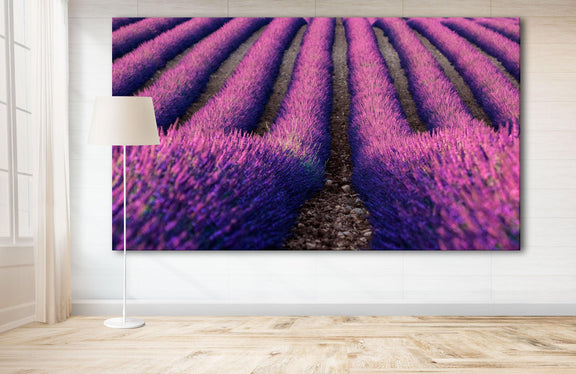 lavender field art print landscape wall decor - Scandi Home 