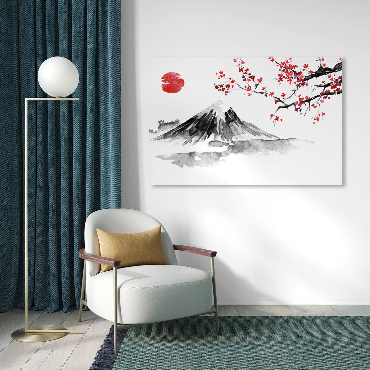 Japanese Art Cherry Blossom Wallpaper