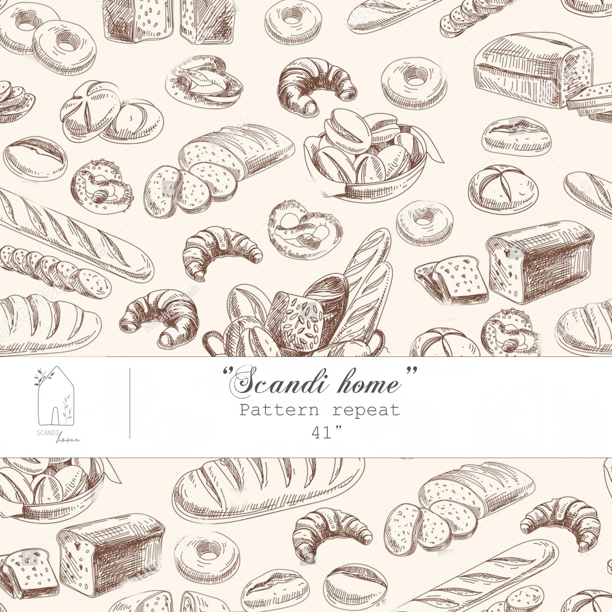 Bakery Concept Wallpaper Or Cover Design. Flat Design Style Minimal Royalty  Free SVG, Cliparts, Vectors, and Stock Illustration. Image 118841198.